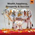 thumbnail image 4 of Kamdhenu Cow & Calf Idol for Home Temple | Divine Indian Decor Statue | Attract Wealth, Prosperity & Happiness | Hand-Painted Polyresin Figurine for Pooja & Gifting, 4 of 5