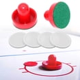 thumbnail image 6 of Baoblaze Air Hockey Paddles Accessories 2x Air Hockey Pushers and 4x Air Red Putter, 6 of 8