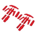 thumbnail image 3 of Helmets Padding Kit, Universal Lightweight  Adhesive Bike Helmet Lining Sponge With Hook And  For Worn Liners Red,Black, 3 of 8