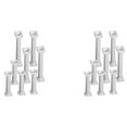 thumbnail image 1 of 16Pcs White Small+Large Plastic Cake Pillars,Wedding Cake Pillars Stand,Fondant Cake Support Mold, 1 of 8