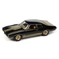 thumbnail image 4 of 1966 Pontiac GTO "Royal" Gold and 1969 Pontiac GTO Royal Bobcat Espresso Brown "Pontiac Royal" Set of 2 pieces 1/64 Diecast Model Cars by Johnny Lightning, 4 of 5