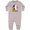 AC-Heather Grey, variant on Little Ghost 1st Birthday Baby Fleece Romper