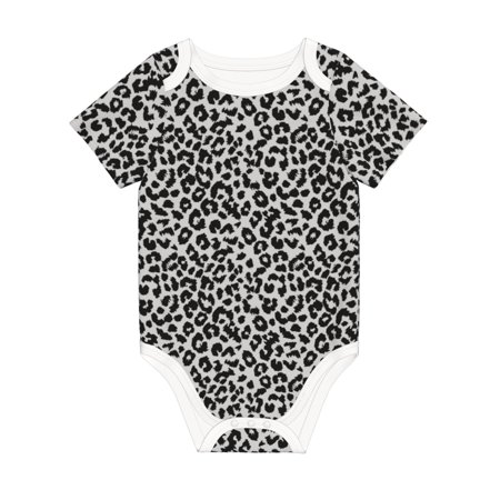 

Matuu Similar To Leopard Print for Baby Short-Sleeve Bodysuit Soft Cotton Comfortable and Breathable Perfect for Newborns and Infants