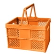 thumbnail image 3 of Almencla Panier de Pique-Nique Pliable Grande Capacité Caisse de Rangement pour Camping Extérieur Maison Orange, 3 of 8