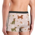 thumbnail image 3 of Uemuo Star Cute Dog Pattern Men's Boxer Briefs,Trunk Anti-Chafing,Comfortable, Durable, and Stylish Underwear-Small, 3 of 9