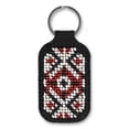 thumbnail image 3 of Bead embroidery kit on artificial leather Key ring FLBB-095, 3 of 4