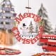 thumbnail image 1 of Christmas Pendants Christmas Decorations Wooden Pendants Christmas Hollow Letters Hanging Decoration Christmas Decorations, 1 of 6