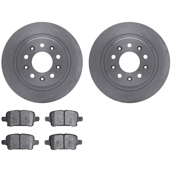 Rear Brake Pad and Rotor Kit - Compatible with 2018 - 2020 Chevy Equinox 2019