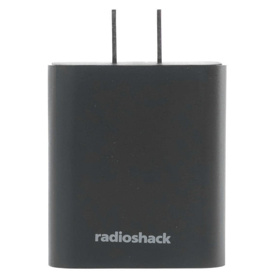 RadioShack 38W USB & Type-C Wall Charger, QC 3.0 with 18W Power Delivery, White