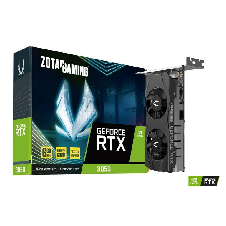 ZOTAC GAMING GeForce RTX 3050 6GB GDDR6 Low-Profile 96-bit