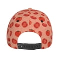thumbnail image 6 of Naloa Original Classic Low Profile Hat Men Women Baseball Cap Dad Hat Adjustable Unconstructed Tomato Print Cap, 6 of 9