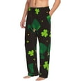 thumbnail image 2 of Balery St. Patrick's Day8 print Men's Pajama Pants,Ultra Lightweight Pjs,Lounge Pant-Small, 2 of 9