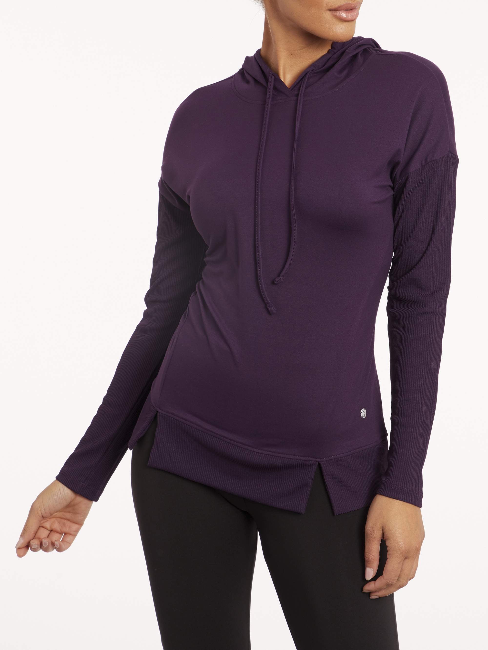 Zalanala Womens Long Sleeve Splcing Color Sweatshirt Pullover with Drawstrings Tops Blouse