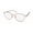 white / rose gold, variant on KENDALL + KYLIE KKO174 BEVERLY PREMIUM ACETATE PLASTIC EYEGLASS FRAME/GLASSES