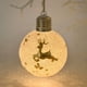 thumbnail image 3 of Bola de Navidad LED con luces cálidas, copo de nieve, alce, árbol de Navidad, colgante, decoraciones navideñas para el hogar, regalos de Navidad 2023, 3 of 5