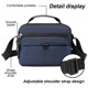 thumbnail image 3 of Hukapapa, nuevo bolso de hombro para hombre, bolso cruzado de ocio al aire libre, bolso mensajero de gran capacidad, portátil, azul, 3 of 6