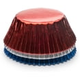 thumbnail image 2 of Fox Run Patriotic Foil Muffin and Cupcake Liners, Set of 45, Standard Size Wrappers, 2 of 4