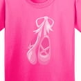 thumbnail image 4 of Inktastic Ballet Shoes, Ballet Slippers, Ballet Dance, Pink Youth T-Shirt, 4 of 5