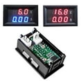 thumbnail image 2 of 1PC Voltmeter Ammeter LED Dual Volt Amp Meter Voltage Gauge Current W9Q0, 2 of 9