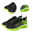 thumbnail image 2 of Zapatos para correr Zapatos de senderismo transpirables Moda para gimnasio Viajes Trabajo (42 Negro Verde) Likrtyny Tenis De Mujer Tenis De Hombre, 2 of 5