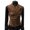 Khaki, variant on Joernso Casual Men Waistcoat Stand Collar Solid Color Double Breasted Slim Fit Vest for Working