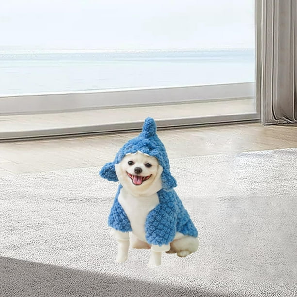 DOLITY Dog Shark Costume Clothes Animal Hoodie for Small Medium