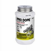 Oatey 15420 Hercules 1/2 Pint Bottle of Pro Dope Pipe Joint Dope / Plumbing Thread Sealant - Quantity of 18