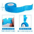 SeaFreq 24 Pack Self Adherent Cohesive Wrap Bandages 1 Inches X 5 Yards