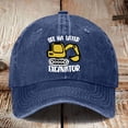 thumbnail image 2 of Baseball Caps for Kids Embroidered Distressed Style Boys Hat with Washable Finish and Adjustable Fit for Everyday Adventures Blue, 2 of 3