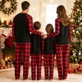 thumbnail image 5 of Lvotionpl 2026 Family Matching Christmas Pajamas Set, Christmas PJs for Men Women s, Long Sleeve Tops and Pants, Holiday Family Sleepwear, Xmas Pajama Sets, 5 of 5