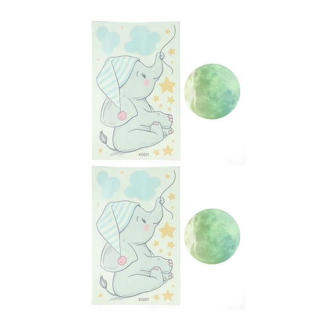 Papel de pared brillante, 2 juegos de pegatinas luminosas para pared, pegatinas luminosas para pared, papel de pared, diseño exquisito
