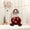 Red-4B-clearacne, variant on OEFNTAC Decorations Christmas Decoration Supplies Small Doll Santa Old Man Button Pendant Festive Holiday Tree Hanging Ornament 6.3in Christmas Decorations