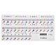 thumbnail image 1 of Piano Keys Sticker Set for 61 Key Keyboard Removable for Beginners Transparent, 1 of 4