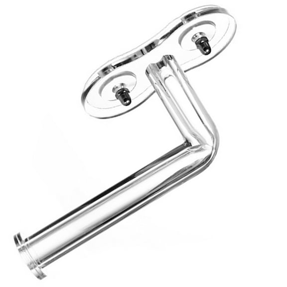 2pcs  Acrylic Toilet Paper Roll Holder Wall-mounted Toilet Paper Holder Toilet Paper Holder