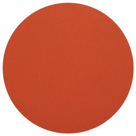 

Canvas Felt-Backed Round Placemat – Orange 6098