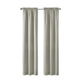 thumbnail image 3 of Mainstays Solid Blackout Curtain Panel Pair, Set of 2, Beige, 30”W x 84”L, 3 of 5