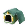 thumbnail image 3 of YATLTE Dog House Indoor, Foldable Dog House Kennel Bed Mat with Cushion for Medium Dog, Warm Cave Sleeping Nest Bed for Cats and Dogs Sofa Pet Products, 3 of 7
