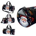 thumbnail image 3 of Santa Claus Large Capacity Sports Bag with Interior Zipper Pocket - Luggage, Basketball, Weekender, and Dance Use, 3 of 6