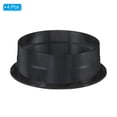 thumbnail image 3 of Flange de Conector de Conducto Uxcell de 8 Pulgadas, Placa de Montaje de Conducto de Plástico ABS Negra, Paquete de 4, 3 of 5