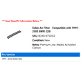 thumbnail image 2 of Cabin Air Filter - Compatible with 1999 - 2000 BMW 328i, 2 of 2