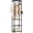 Black, variant on Garment Rack, Coat Rack with 3 Shelves and 4 Hooks, 71" H Clothes Stand for Hanging Clothes, Hanging Rod for for Bedroom, Hallway, Entryway, Office, Living Room, Rustic Brown and Black