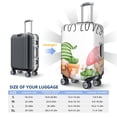 thumbnail image 4 of Yiaed Cactus Gnome Print Travel Luggage Cover Suitcase Protector Fits 18-32 Inch Luggage Wheel Covers Patterned Elastic Luggage Anti-scratch（No luggage）-Medium, 4 of 5