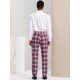 thumbnail image 5 of Pantalones de vestir informales para hombre Lars Amadeus a cuadros rosa azul marino S, 5 of 6