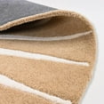 thumbnail image 4 of Avyay Rugs Hand-Tufted Wool Round Area Rug, 5 ft Round, Warm Natural, Indoor Use, 4 of 5