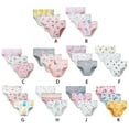 thumbnail image 2 of 3-Pack Little Girls Cotton Underwear Briefs, SILVERCELL Big Girls Padded Panties Undies, 4-10T, 2 of 8