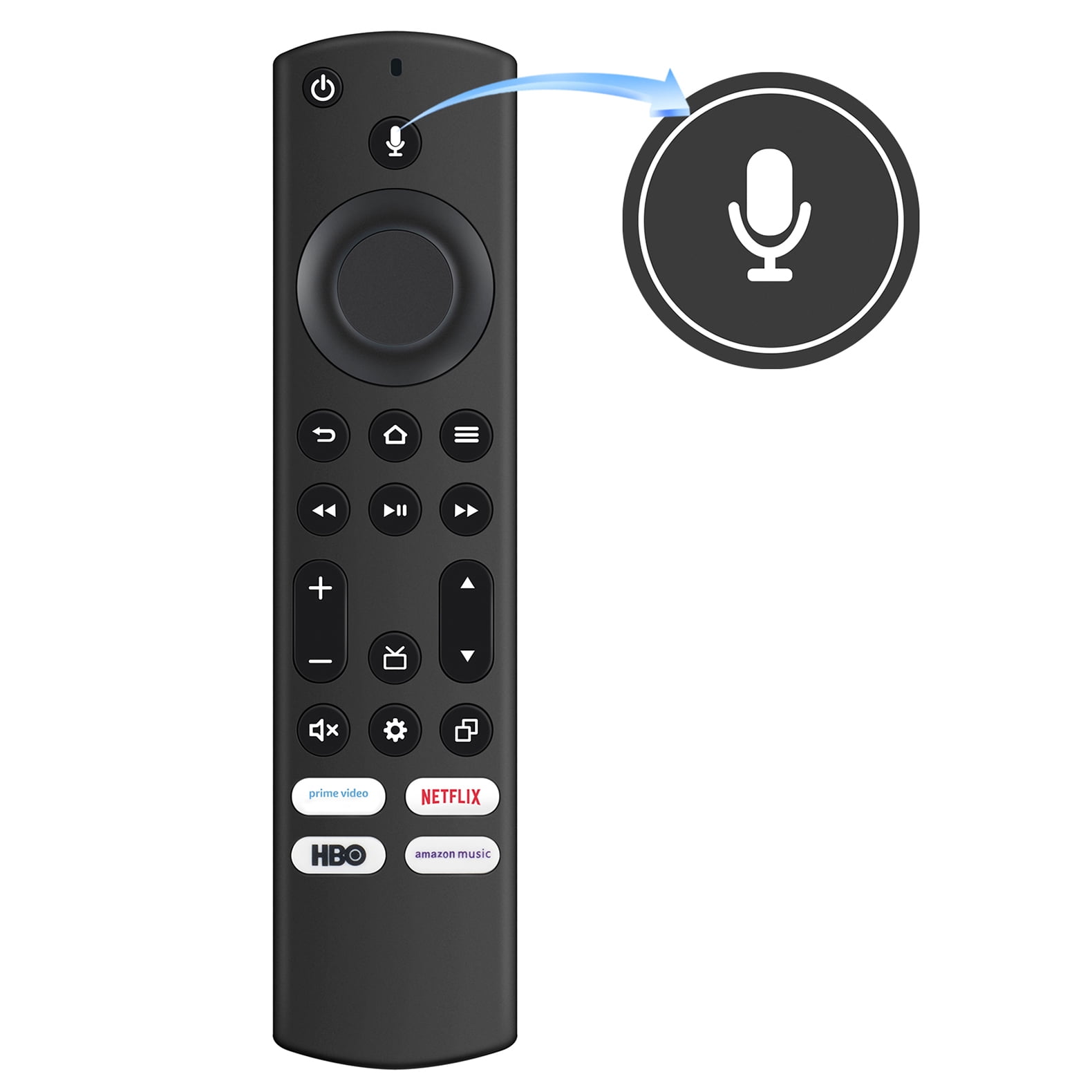 New Replaced Voice Remote Control with Fit for TCL Fire TV Edition Alto