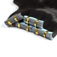 thumbnail image 4 of Body Wave Tape in Hair Extensions Human Hair, Black Natural Hair Body Wave Tape in Hair Extensions Tape in Real Hair Thick End Skin Wefts, 4 of 6