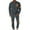 #252-Gray, variant on Yusimy Men's Solid Color 2-Piece Button-Down Half-Zip Set Long Sleeve Drawstring Pants Casual Sports
