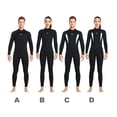 thumbnail image 4 of Soidarity Traje de buceo Trajes de baño a prueba de frío de alta eficiencia Protector solar fuerte Traje de neopreno resistente a los arañazos Camisa Deportes acuáticos Mujer Blanco XS Soidarity OD020684-19, 4 of 6