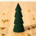 thumbnail image 5 of Luoshdecor Christmas Tabletop Decorations,10 in Resin Christmas Trees Green Modern Cone Tabletop Trees for Xmas Winter Home Centerpiece Decor, 5 of 5